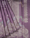 Dusky Mauve Heritage Silk Saree - SSK0026