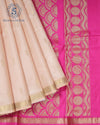 Powder Peach Silk Saree - SSK0089