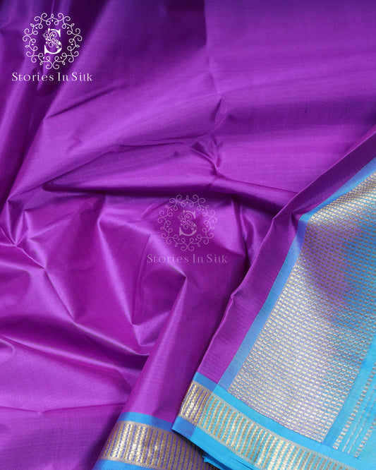 Orchid Purple Silk Saree - SSK0102