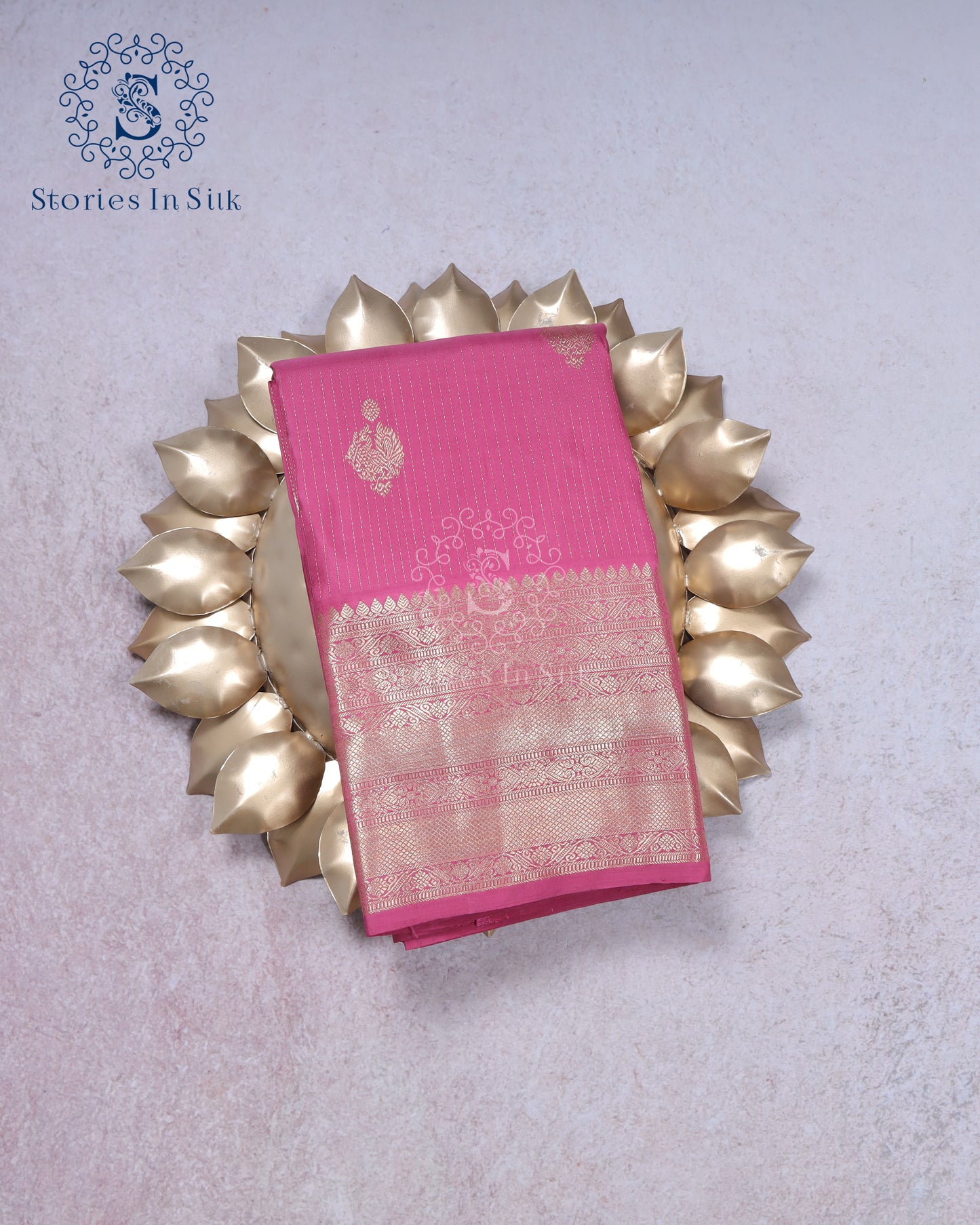 Rose Pink Silk Saree - SSK0043