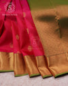 Golden Harmony Rani Pure Silk Saree - SS168