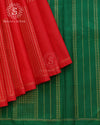 Scarlet Charm Borderless Silk Saree - KS004