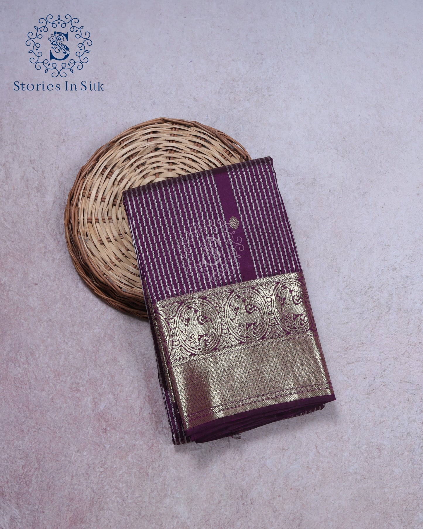 Rosewood Silk Saree - SSK0024