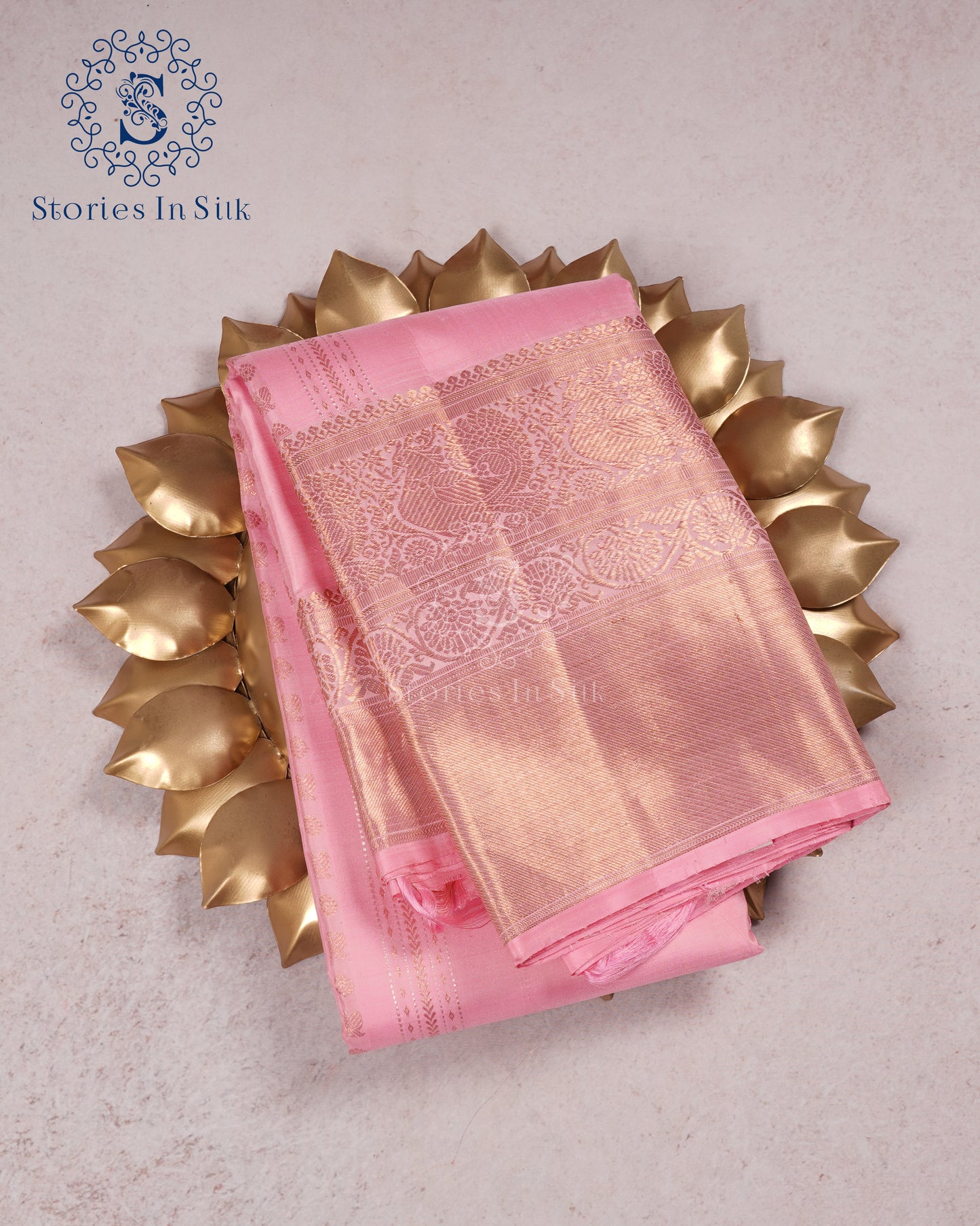 Blush Radiance Pure Silk Saree - SS200