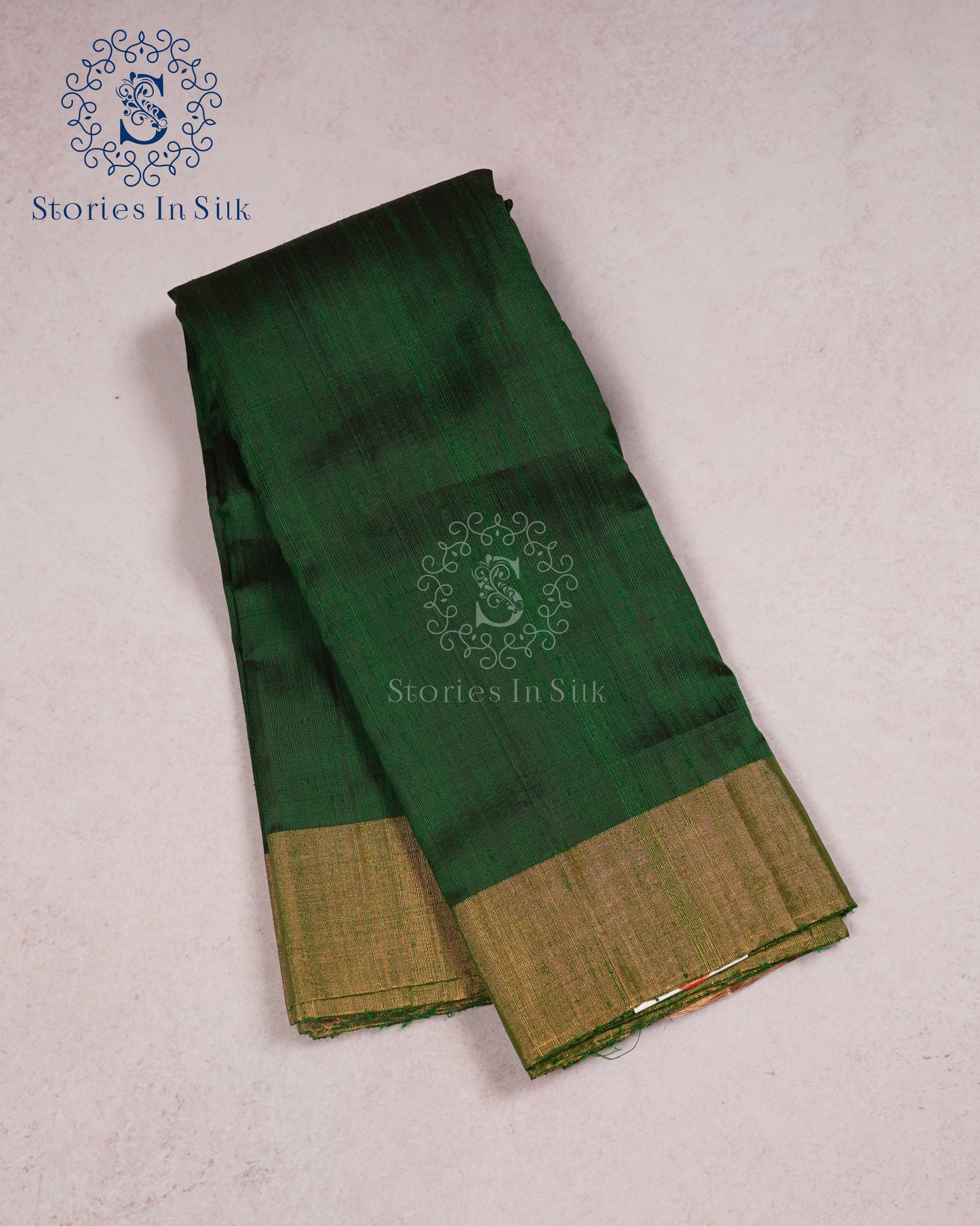 Emerald Grace Pure Silk Saree - SAS212