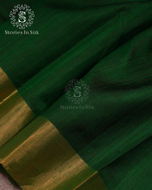 Emerald Grace Pure Silk Saree - SAS212