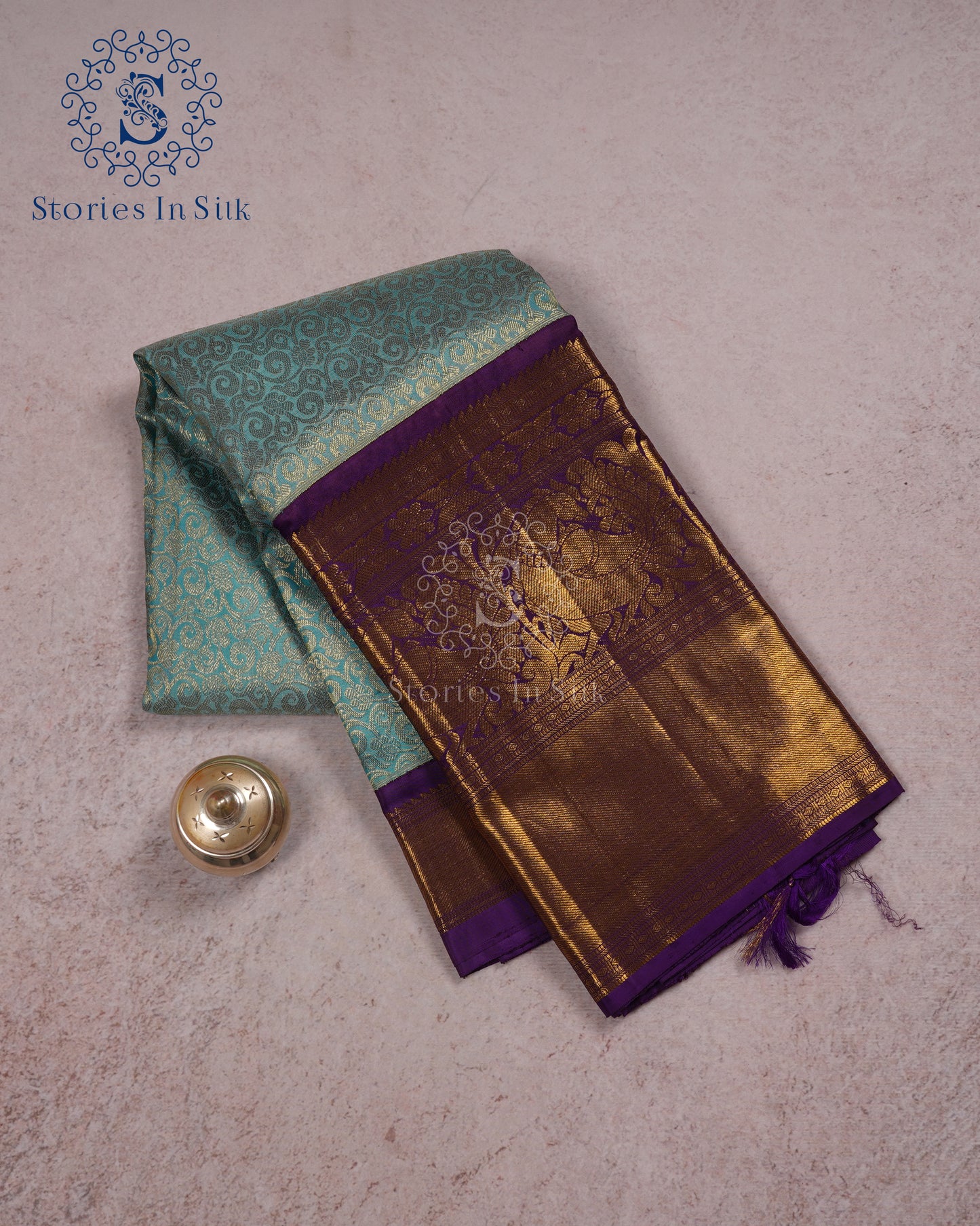 Aqua Royale Bridal Kanjivaram Saree - MP011