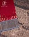 Red Royale Handloom Silk Cotton - MAN108