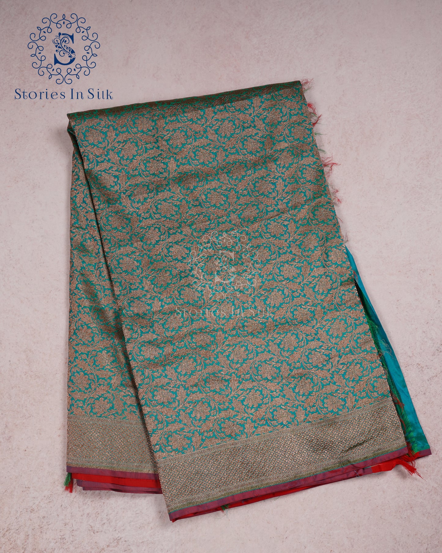Emerald Brocade Pure Banaras Silk Saree - ANA121
