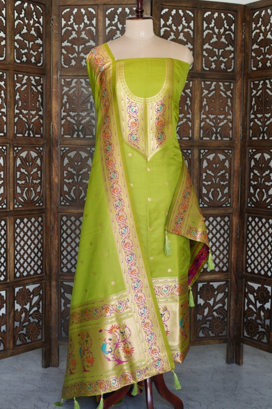 Paithani Silk Salwar Suit - INH427