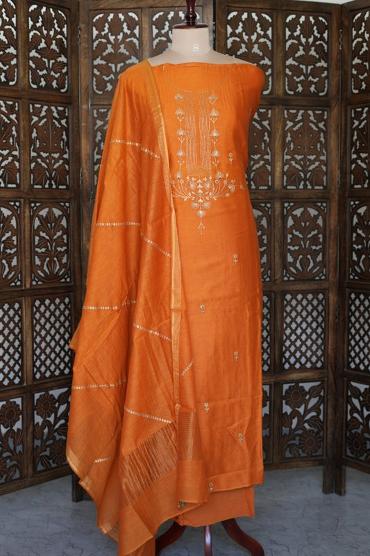 Chanderi Silk Salwar Suit – ANA252