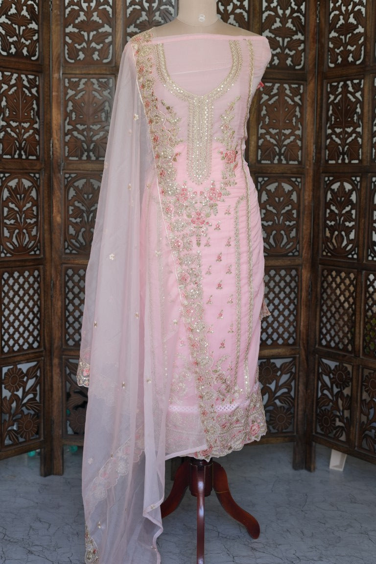 Sequin & Zari Salwar Suit - INH381US