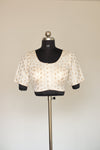 Ivory & Gold Ready-to-Wear Blouse