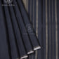 Jet Black Silk Saree - SSK0009