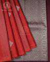 Crimson Radiance Silk Saree - SSK0028
