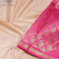 Powder Peach Silk Saree - SSK0089