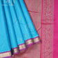 Lagoon Blue Silk Saree - SSK0063
