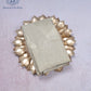 Muted Silver Silk Saree - SSK0019