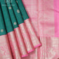 Emerald Pink Contrast Silk Saree - SSK0041