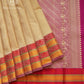 Antique Beige Silk Saree - PSD006