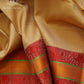 Antique Beige Silk Saree - PSD006