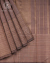 Antique Brown Butta Silk Saree - SS177