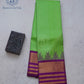 Lime Royale Vintage Silk Saree - TM0000