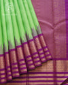 Lime Royale Vintage Silk Saree - TM0000