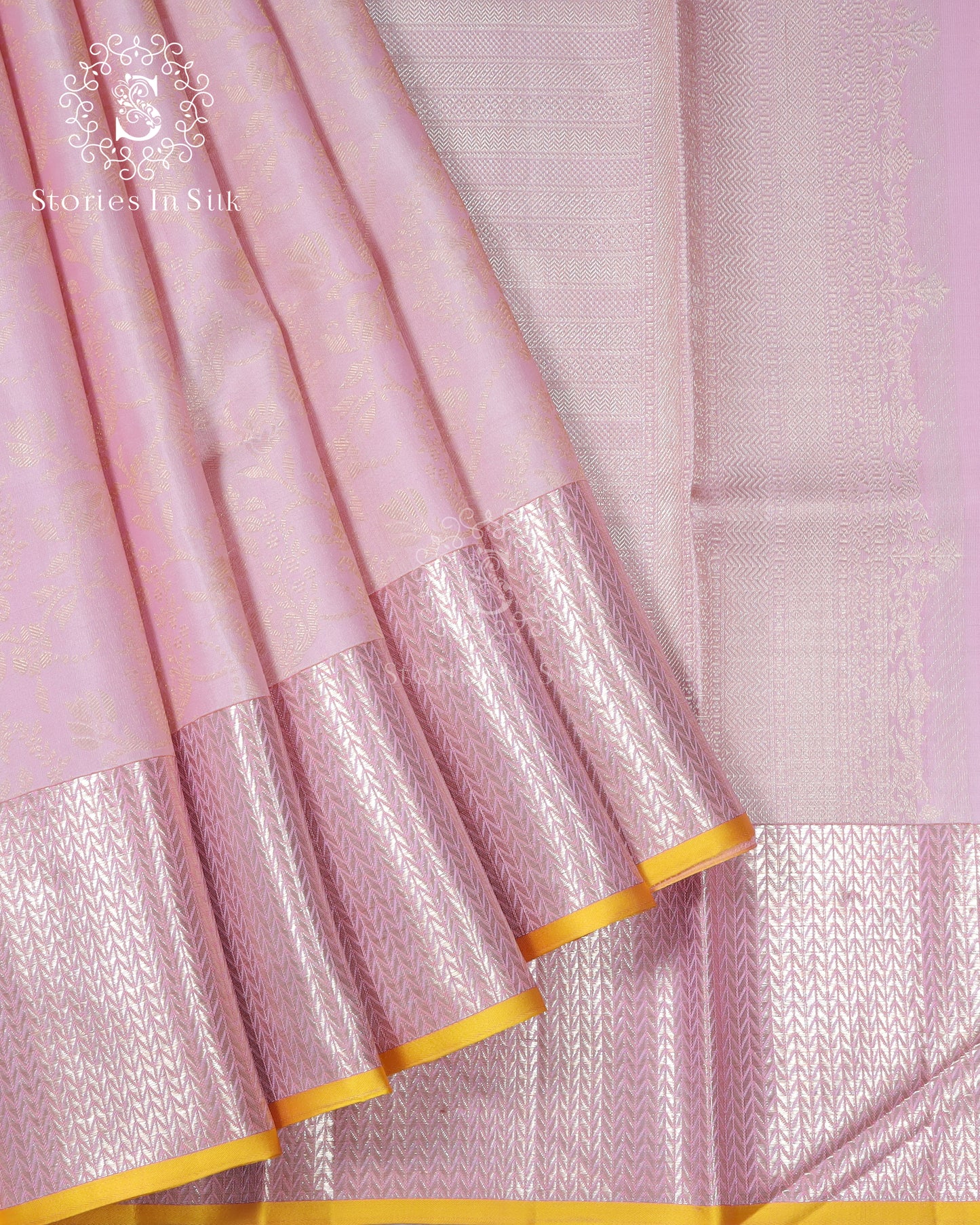 Soft Lavender Silk Saree