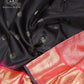 Charcoal Red Border Silk Saree - SSK0018