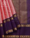 Blush & Plum Pure Silk Saree - APS003