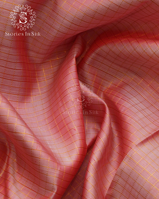 Blush & Plum Pure Silk Saree - APS003