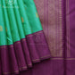 Emerald Enchant Pure Zari Silk Saree - SS107
