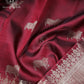Deep Maroon Silk Saree - SSK0047