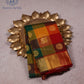Rangoli Checks Pure Silk Saree - APS008