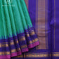 Emerald Checks Pure Silk Saree - SS155