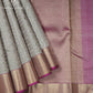 Soft Sage Check Silk Saree - SSK0005