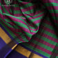 Royal Stripe Checks Pure Silk Saree - PSD004