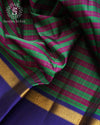 Royal Stripe Checks Pure Silk Saree - PSD004