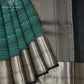 Emerald Stripe Silk Saree - SSK0033