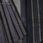 Charcoal Stripe Silk Saree - SSK0021