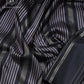 Charcoal Stripe Silk Saree - SSK0021
