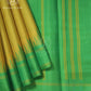 Lime Green Contrast Silk Saree - SSK0012