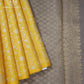 Golden Yellow Brocade Silk Saree - SSK0023