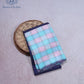 Pastel Check Silk Saree - SSK0008