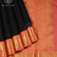 Black Beauty Pure Silk Saree - APS009
