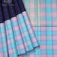 Pastel Check Silk Saree - SSK0008