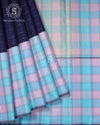 Pastel Check Silk Saree - SSK0008