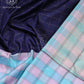 Pastel Check Silk Saree - SSK0008