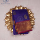 Royal Violet Pure Silk Kanjivaram Saree - SS224
